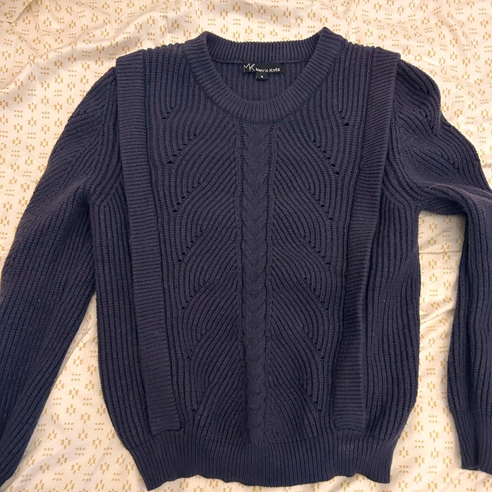 Navy blue sweater